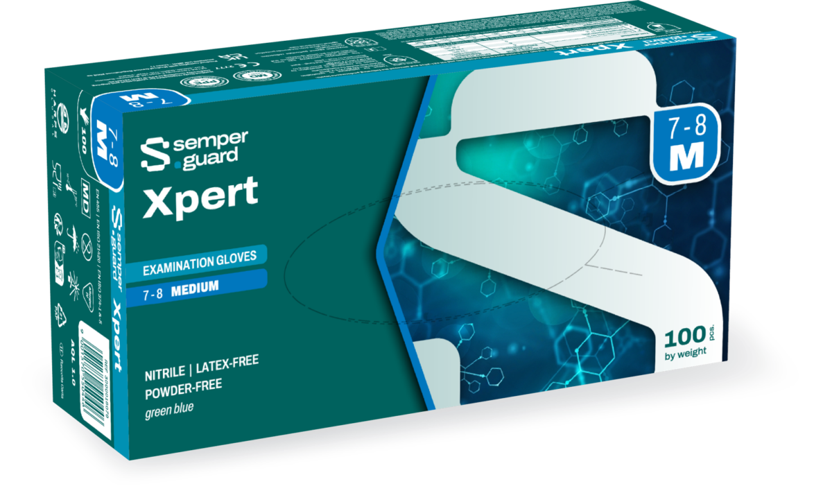 Semperguard Xpert Blue Nitrile | Nordic Gloves Oy